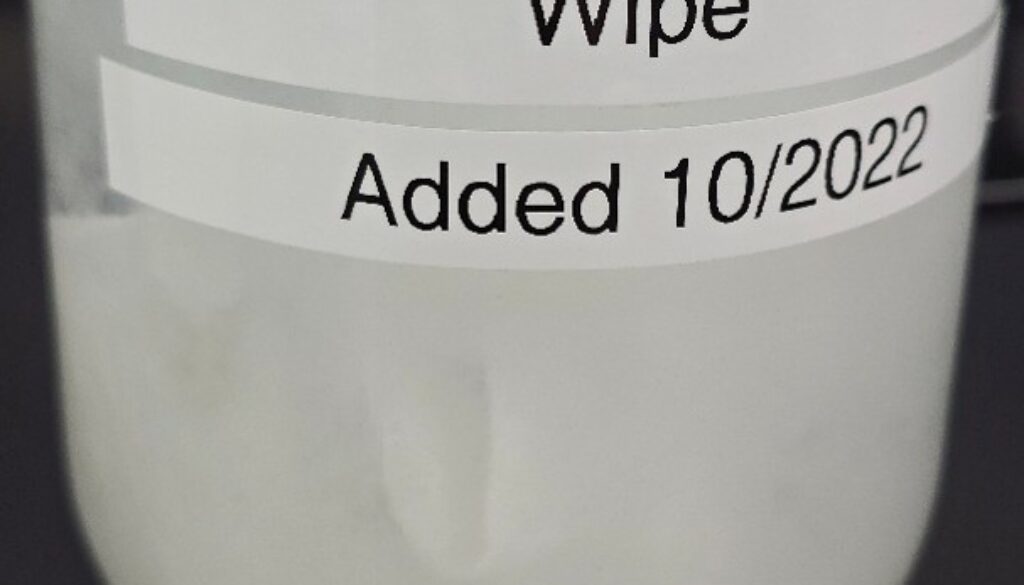 Wipe Experiment